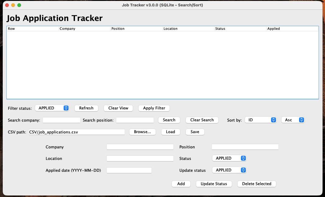 Stage 5 — UI search/sort