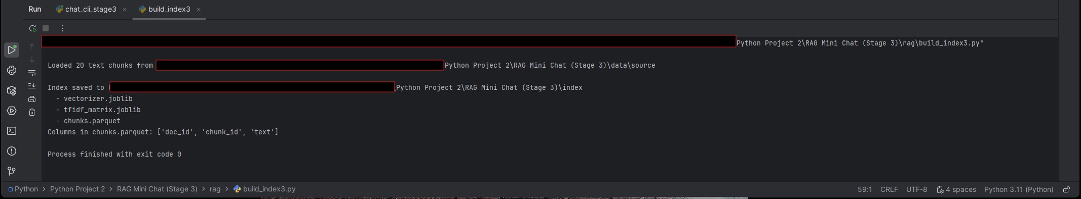 RAG Stage 3 screenshot 1