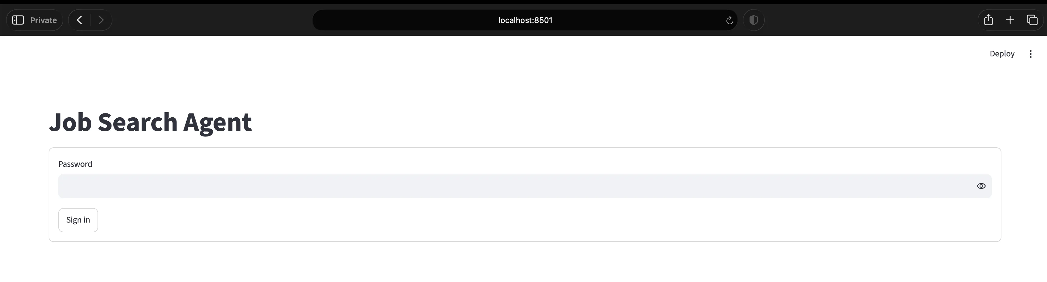 Job Search Agent Stage 4 screenshot 1