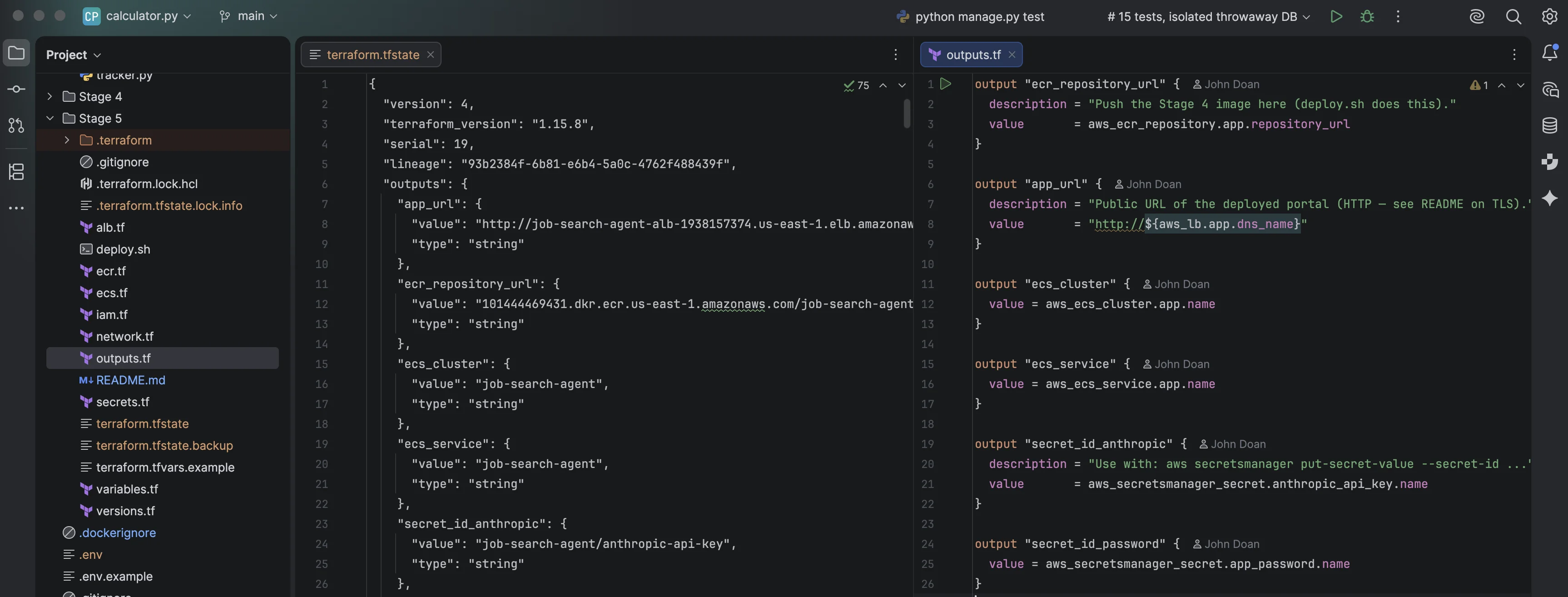 Job Search Agent Stage 5 screenshot 2