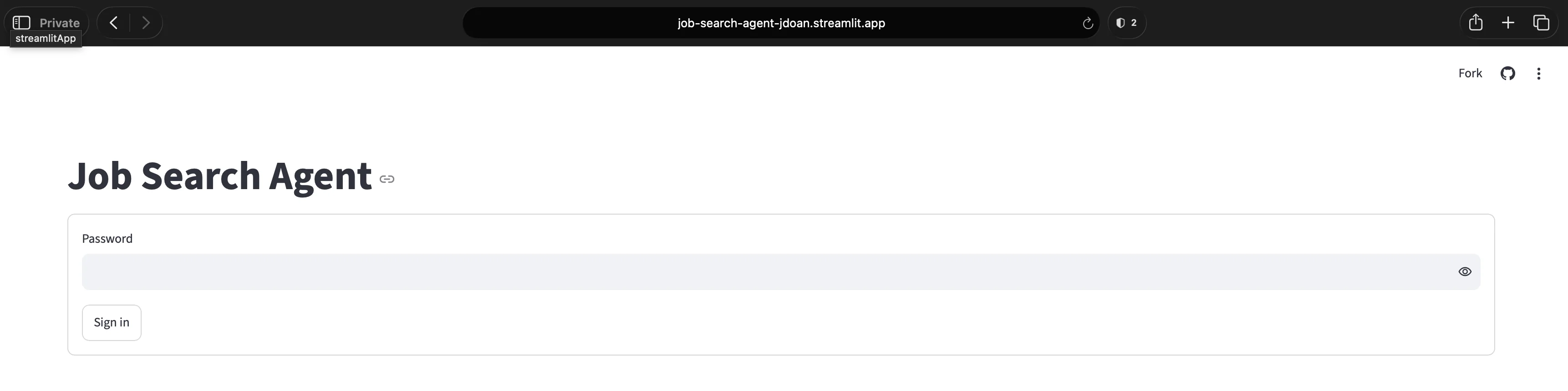Job Search Agent Stage 6 screenshot 1