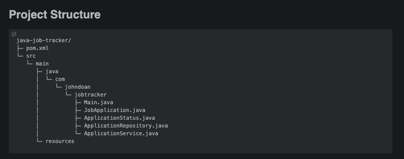 Stage 1 — project structure