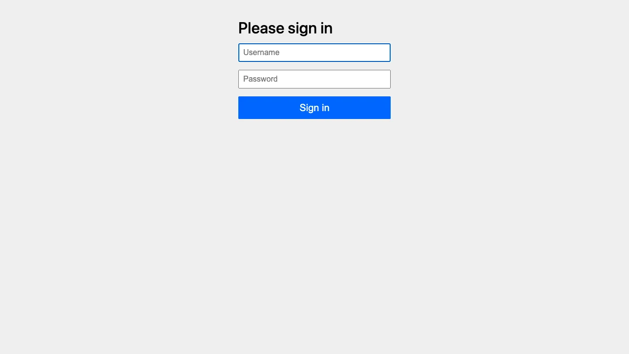 Stage 5 — Spring Security login page served from the GKE cluster