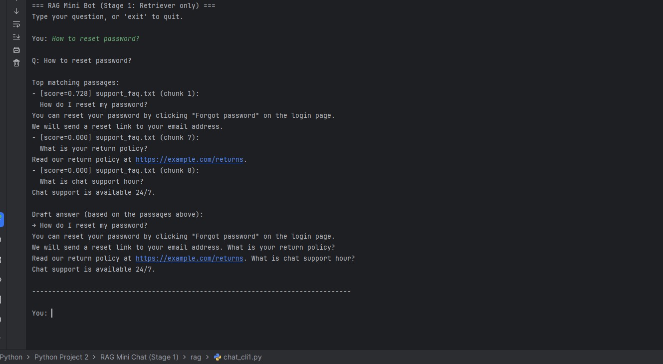 RAG Stage 1 screenshot 4