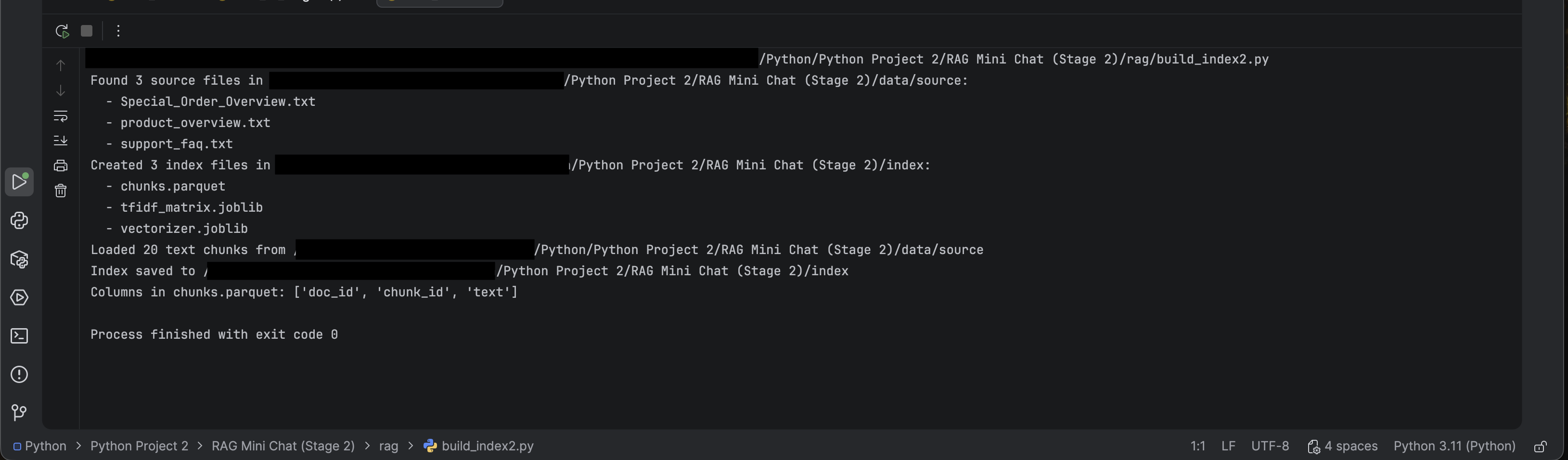 RAG Stage 2 screenshot 2