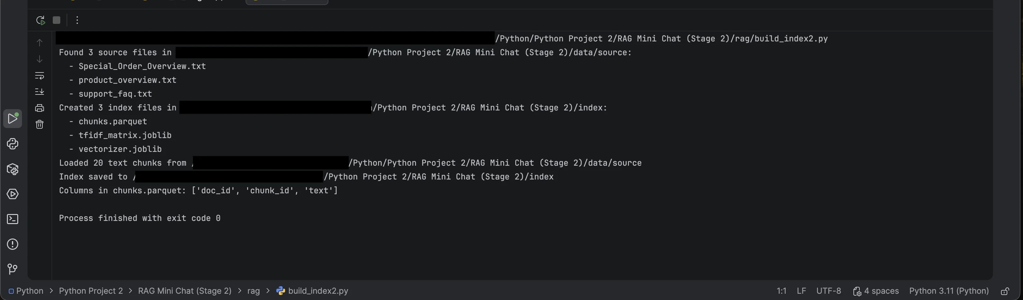 RAG Stage 2 screenshot 2
